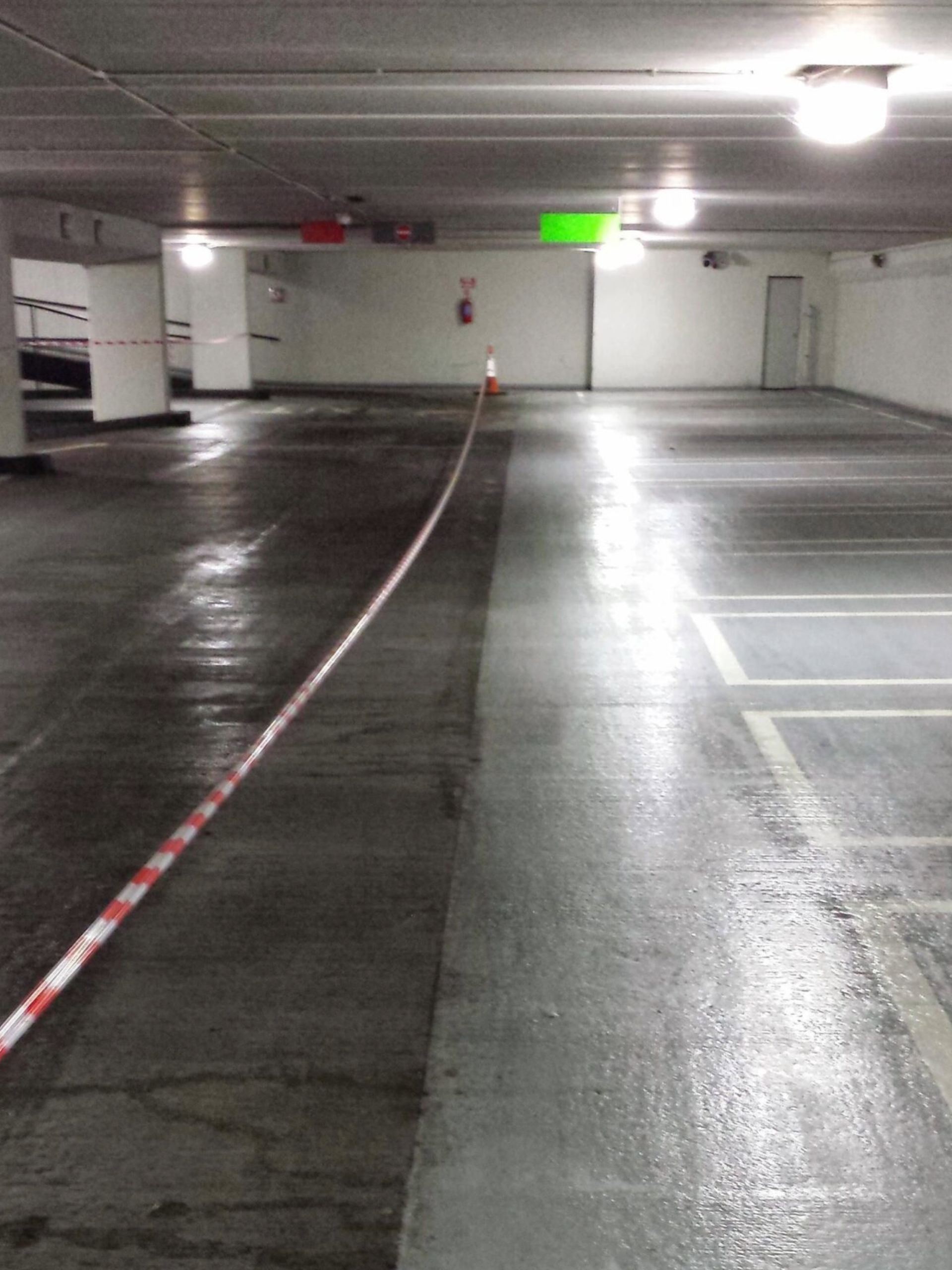 Surface cleaning parkade, Halifax Nova Scotia