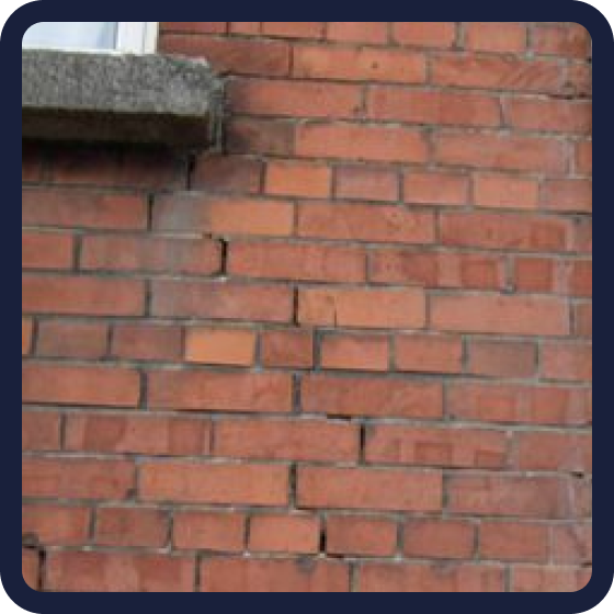 An image of a before of dirty brick siding in halifax Nova Scotia for ProCare Halifax
